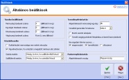 NATURASOFT Ingyenes készletnyilvántartó program képernyő - Általános beállítások