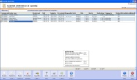 NATURASOFT Ingyenes készletnyilvántartó program képernyő - Számlák áttekintése