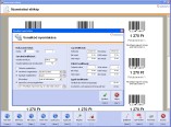 NATURASOFT Ingyenes készletnyilvántartó program képernyő - Vonalkódok nyomtatása