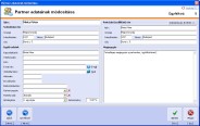 NATURASOFT Számla Standard képernyő - Partner adatlapja
